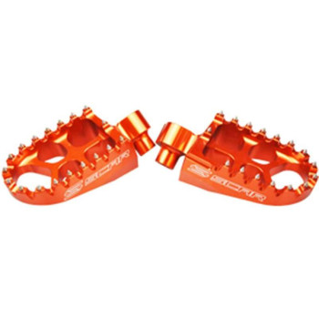 Repose-pieds cross SCAR EVOLUTION Orange KTM SX, EXC, EXC-F, SX-F Repose-pieds cross SCAR EVOLUTION Orange KTM SX, EXC, EXC-F, SX-F