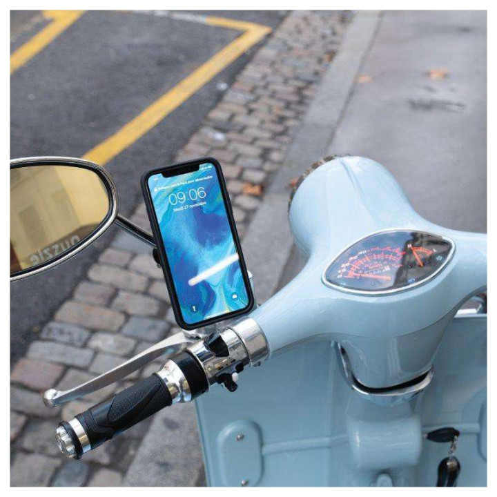 Scooter mirror mount TIGRA Mountcase FIT-CLIC