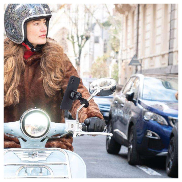 Scooter mirror mount TIGRA Mountcase FIT-CLIC