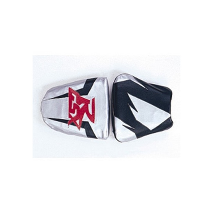 Housse de selle Bagster (2035D) Argent/Noir/Lettres Rouge Suzuki GSX750R 97