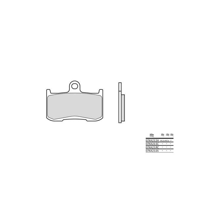 BREMBO organic brake pads 07KA2305
