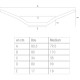 Motorcycle handlebar Chaft Low 28 mm