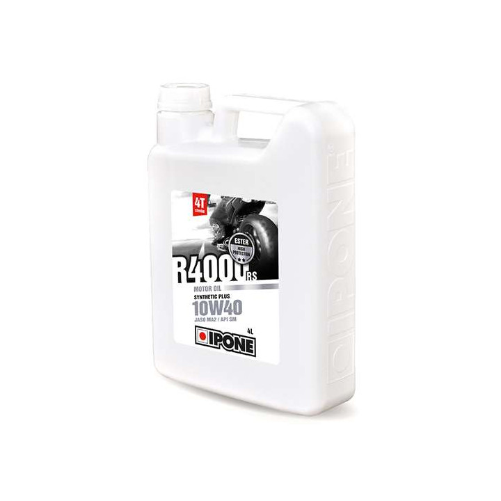 IPONE - Huile moteur 4T 10W40 R4000 RS - 4 litres