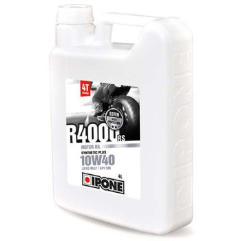 IPONE - Huile moteur 4T 10W40 R4000 RS - 4 litres IPONE - Huile moteur 4T 10W40 R4000 RS - 4 litres