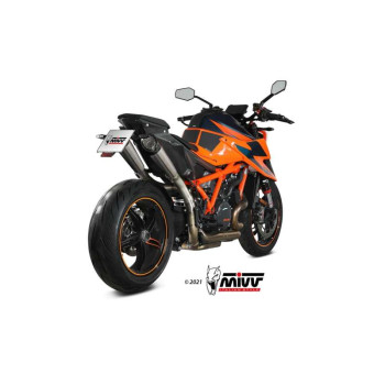 Silencieux Homologués Mivv X-M5 double Titane (KT.028.LC5T) KMT Super Duke R
