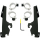 Windshield mount Memphis Shades Fats/Slim Black DYNA FAT BOB/WIDE GLIDE/BREAKOUT