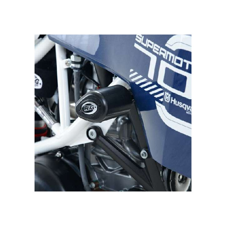 Tampons de protection R&G AERO Husqvarna 701 Enduro/701 Supermoto/KTM SMC R (CP0404BL)