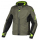Macna BEACON motorcycle jacket Green/Fluorescent yellow