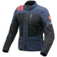 Veste moto T.UR TRANSFER HYDROSCUD Noir/Bleu