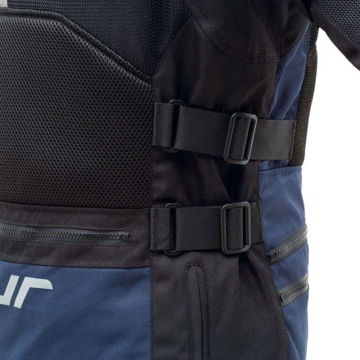 Veste moto T.UR TRANSFER HYDROSCUD Noir/Bleu
