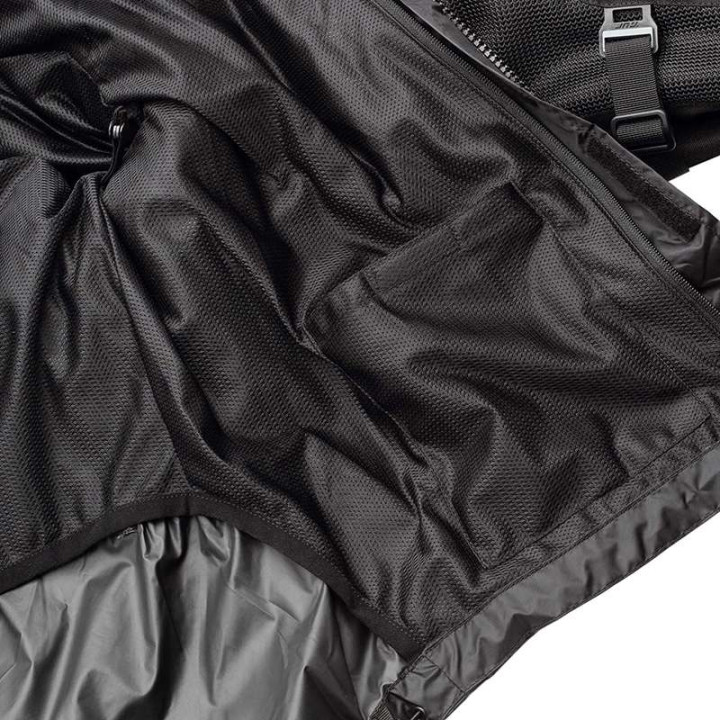 Veste moto T.UR TRANSFER HYDROSCUD Noir/Bleu
