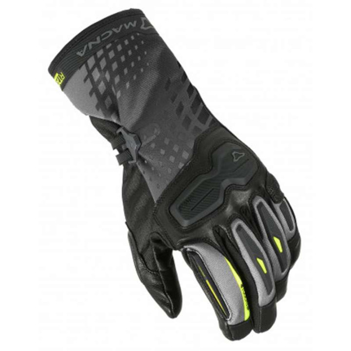 Gants moto Macna TERRA RTX Noir/Jaune Fluo