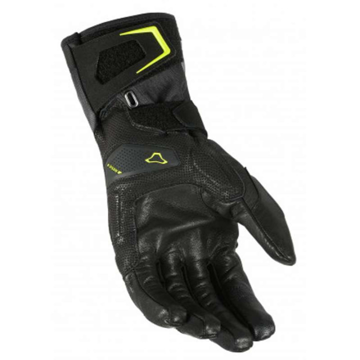 Gants moto Macna TERRA RTX Noir/Jaune Fluo