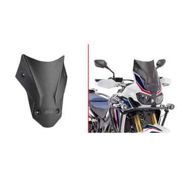 Bulle noir mat Givi (D1144BO) Honda AFRICA TWIN / ADV SPORTS