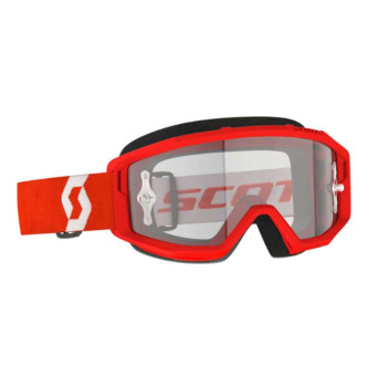 Masque cross Scott PRIMAL CLEAR 2023 Red/White