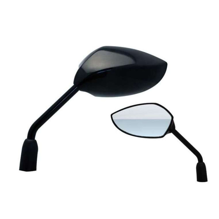 Motorcycle mirrors Vparts COOL M10/125 Black