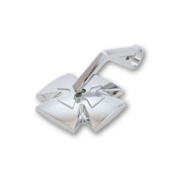 Handlebar mirror HIGHSIDER IRON CROSS CHROME