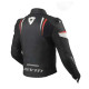 Blouson moto Rev'it GLIDE NOIR/ROUGE - TAILLE 58