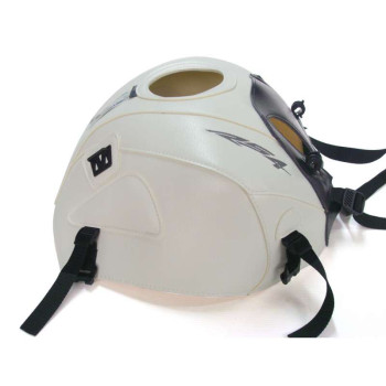 Tapis de réservoir Bagster blanc/noir (1657B) Aprilia RS4 125