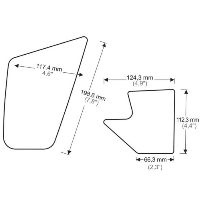 Protections latérales de réservoir ONEDESIGN Yamaha MT-10
