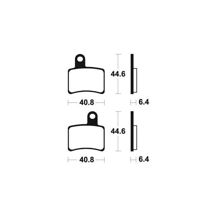 BENDIX MA396 organic brake pads