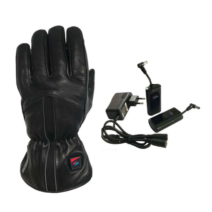 Gants moto chauffants Gerbing XTREME GT 2.0 + Kit 2 batteries/chargeur Gerbing 7V 2600 mAh