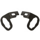 Supports de clignotants Puig (9320N) pour origine Kawasaki