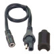 Adaptateur Tecmate O-67F 12V SAE DC 2,5 mm (type Gerbing)
