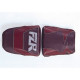 Housse de selle Bagster (2012E) Aubergine/Bordeaux Fonce/Lettres Gris Clair Yamaha FZR600 94-95