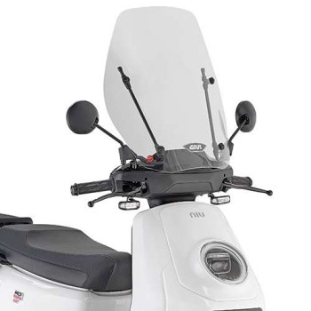 Pare-brise incolore Givi (D1181ST+A8962A) NIU MQI GT