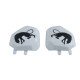 Furygan motorcycle elbow sliders White