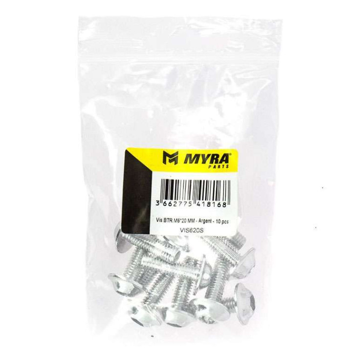Vis BTR inox (x10) M6x20mm MYRA