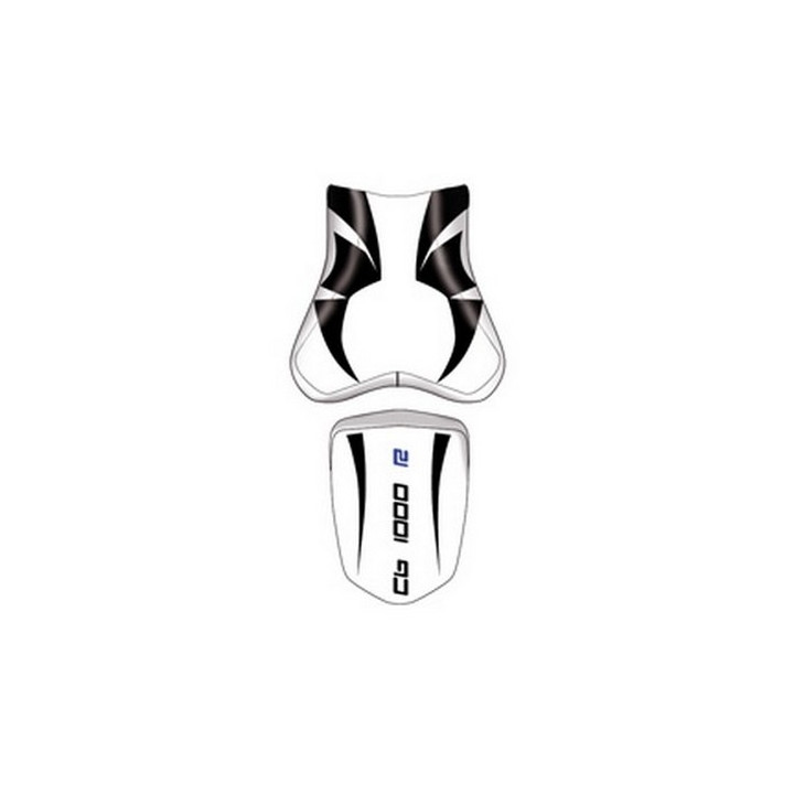 Housse de selle Bagster (2207C) Blanc/Noir Honda CB1000R 08-11