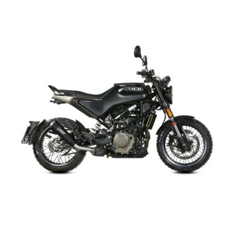 Mivv GHIBLI approved muffler Inox black (HU.004.LGB) Husqvarna Svartpilen/Vitpilen 401