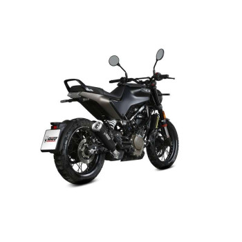 Mivv GHIBLI approved muffler Inox black (HU.004.LGB) Husqvarna Svartpilen/Vitpilen 401