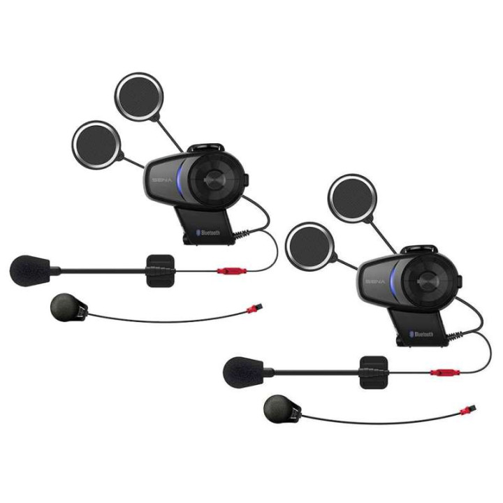 Intercoms Sena 10S DUAL universel (kit pour 2 casques) Intercoms Sena 10S DUAL universel (kit pour 2 casques)