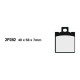 Semi-metal brake pads Nissin 2P-282NS