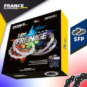 Kit freinage avant FE disques pétales + plaquettes AP Racing Honda CRF1000L