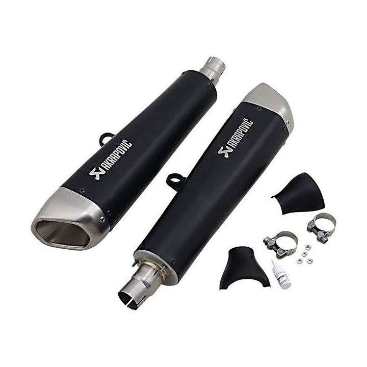 Silencieux homologué Akrapovic Titane Triumph THRUXTON / SPEED TWIN 1200