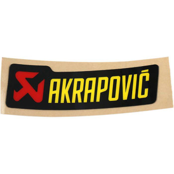 Akrapovic sticker 90X26.5mm
