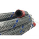 Gasoline hose metal braided/blue wire 6x10,5mm - 5M