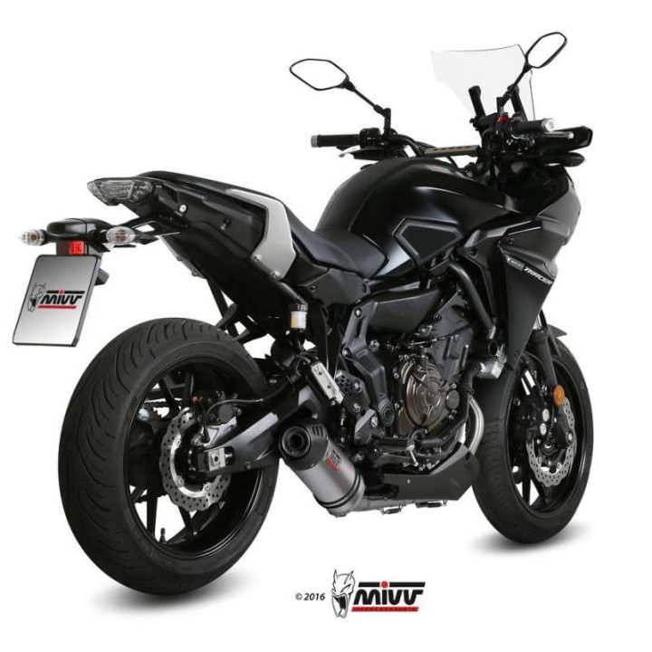 Ligne complète Mivv OVAL Titane (Y.058.L4C) Yamaha MT-07 TRACER