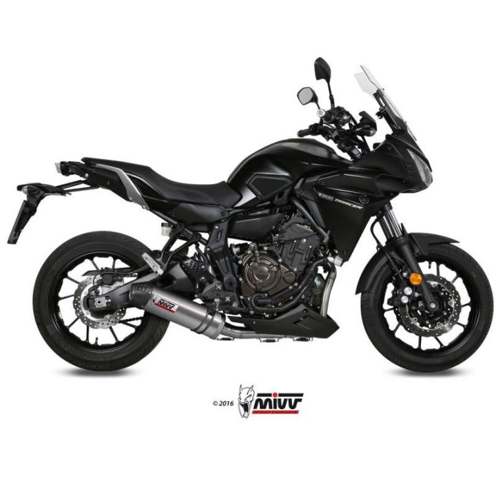 Ligne complète Mivv OVAL Titane (Y.058.L4C) Yamaha MT-07 TRACER