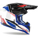 Casque moto cross Airoh AVIATOR 3 PUSH BLEU/ROUGE