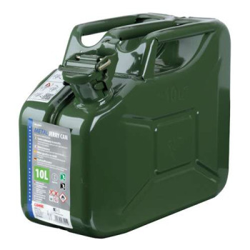 Jerrican métallique type militaire 10 litres (compact)