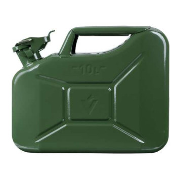 Jerrican métallique type militaire 10 litres (compact)
