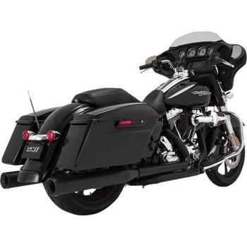 Vance &amp- Hines ELIMINATOR 400 BLACK muffler (46703) Harley TOURING 95-16