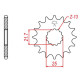 Pignon JT 15 dents pas 520 type 565