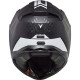 LS2 FF811 VECTOR II SPLITTER motorcycle helmet Black/White 22.06
