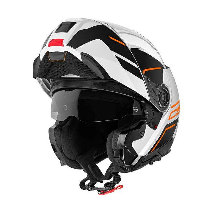 Casque moto modulable Schuberth C5 Master Orange
